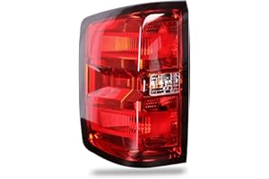 Lathsy Tail Light Compatible With 2014-2019 Chevy Silverado 1500 2500 HD GMC Sierra 3500 HD Left Driver Side Taillight Replace 23431875 Halogen
