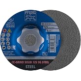 PFERD CC-Grind&reg;-Solid Grinding Disc, 5" x 7/8", SG Steel (1PC) | Ceramic, High-Performance, Precision Steel Work, Innovative Design, Rapid Results