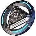 YIJO Metal Fidget Spinner for Kids and Adults, High Speed and Silence Colorful Glowing, Cool Fidget Spinner, Anti-Anxiety and Stress Release (Blue)