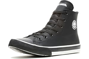 Harley-Davidson Men's Baxter Leather Motorcycle Casual Sneaker