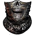 Obacle Skull Face Mask for Dust Wind Sun Protection Men Women Motorcycle Riding