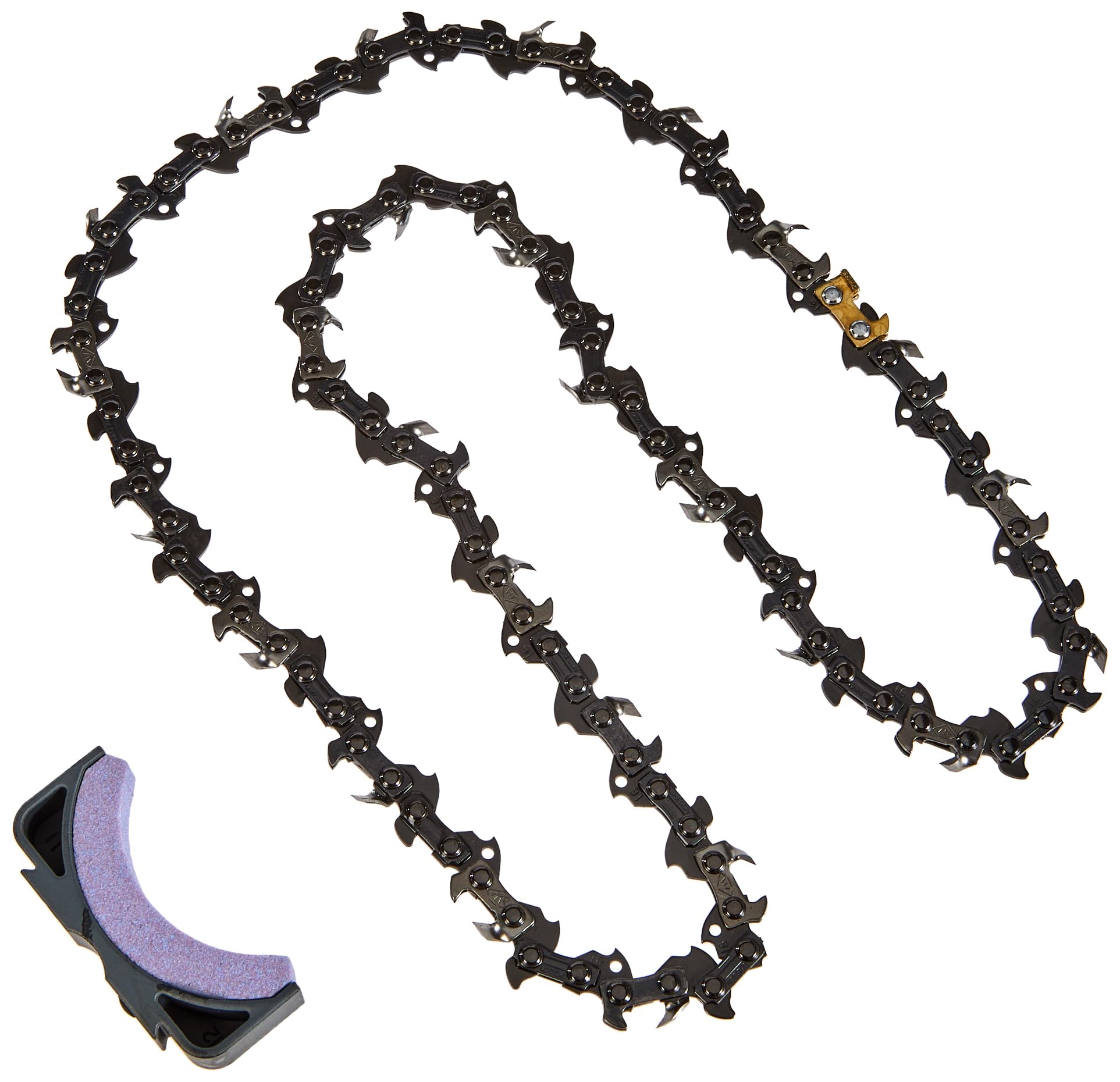 OREGON PS52E 52 Drive Links Powersharp Chainsaw Chain with Sharpening Stone