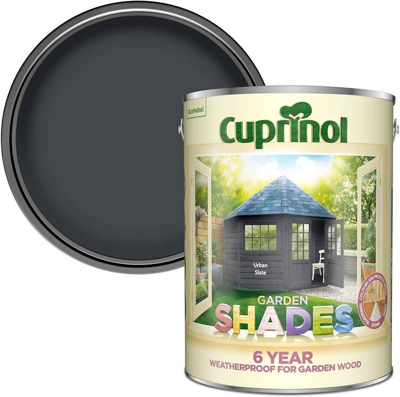Cuprinol Garden Shades Urban Slate 5L Exterior Wood Paint