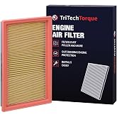 TriTechTorque CA4309 Engine Air Filter, Compatible with Nissan Maxima,Altima, Murano, Quest,Infiniti QX60,G35,FX35,Subaru Impreza, Forester,Baja,Legacy,Isuzu Pickup,Saab 9-2X