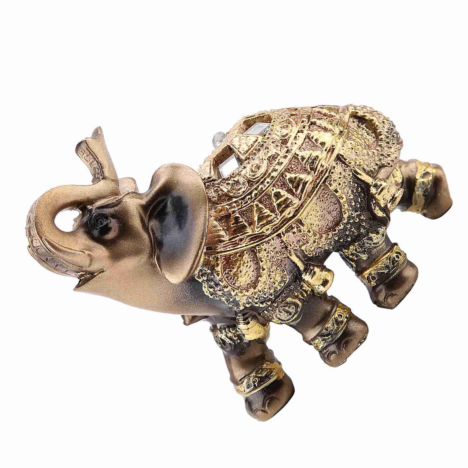 Mrisata Lucky Feng Shui Golden Elephant Wealth