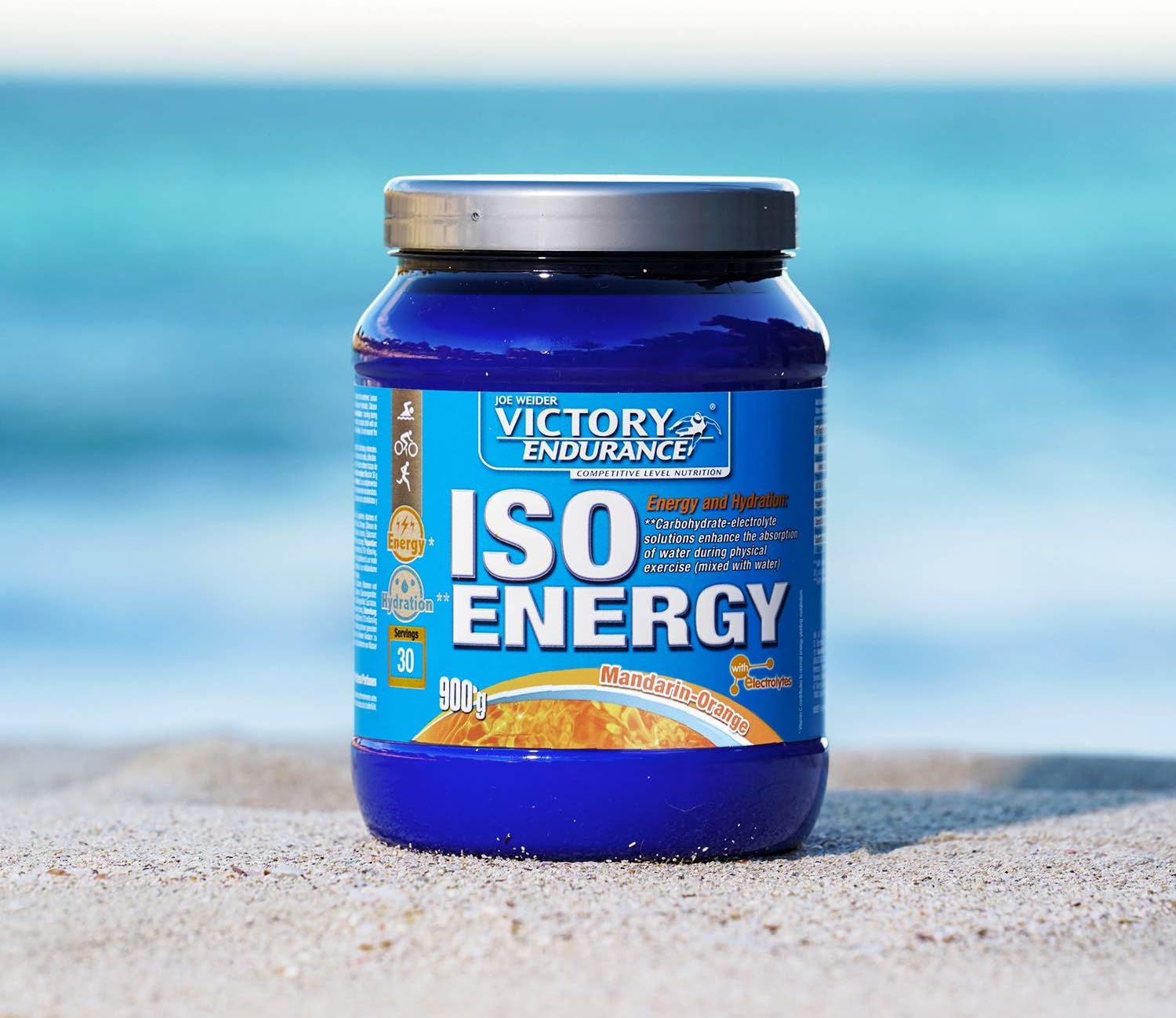 VICTORY ENDURANCE Iso Energy Orange Tangerine 900g; Fast Energy and Hydration with Extra Mineral Salts and Enriched with Vitamin C - Image 3
