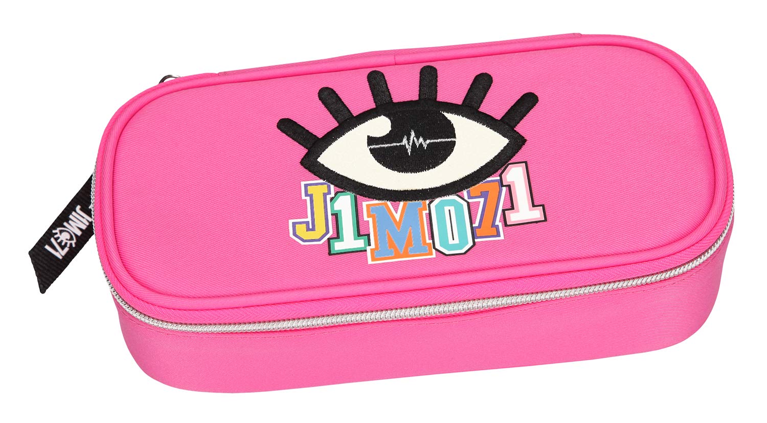 Depesche 10309 Lisa and Lena J1MO71 Pencil Case with Pen Loops and Triangle Compartment Pink