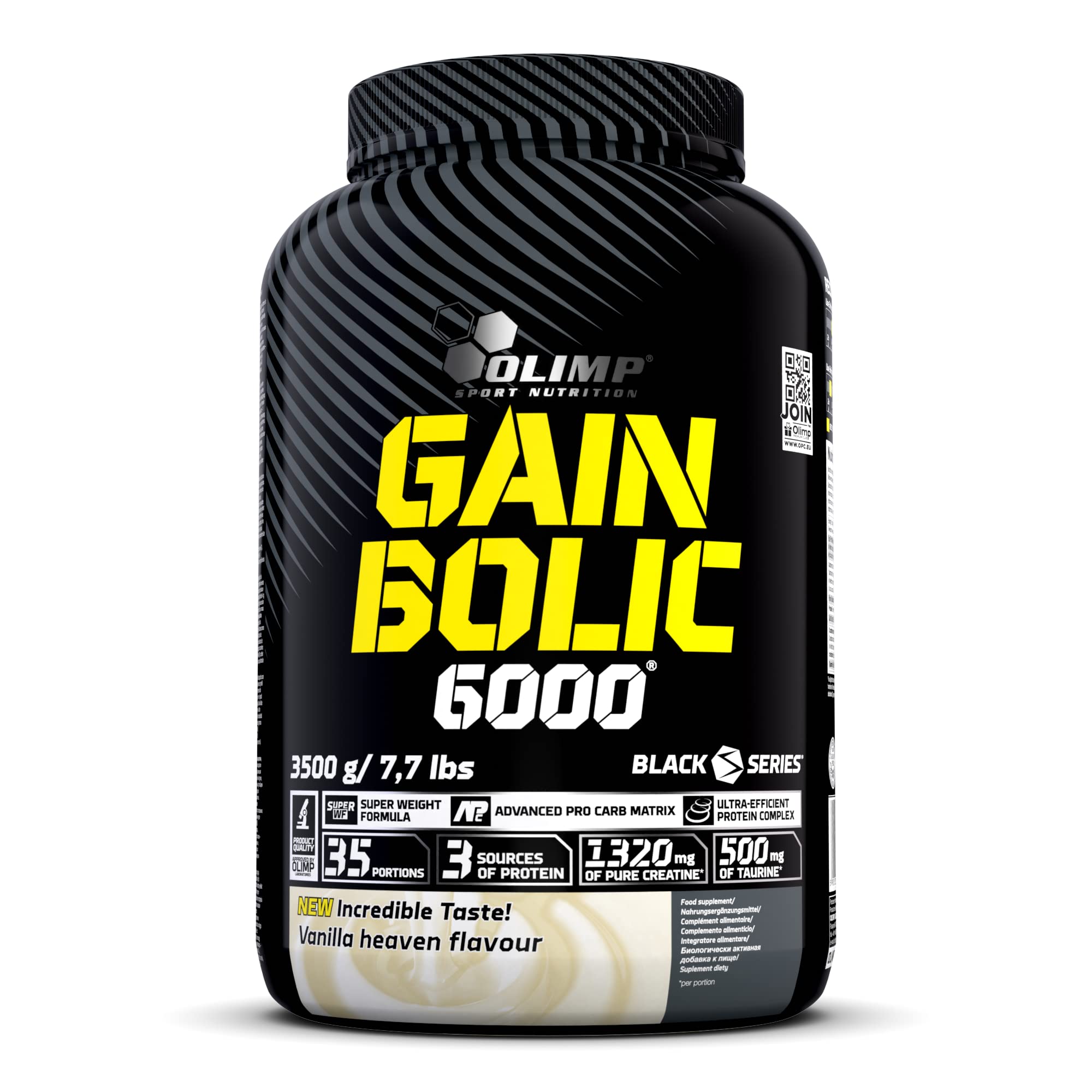 OLIMP SPORT NUTRITION Olimp Labs Gain Bolic 6000 Powder, Vanilla Flavour, 3.5 kg