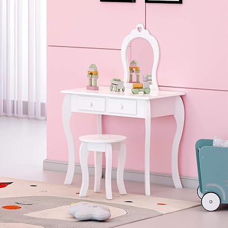 wooden childs dressing table