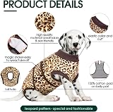 Kuoser Dog Surgery Recovery Suit After Surgery Declaw Spay Neuter Brown L view 3