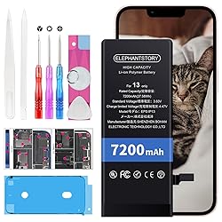ElephantStory Battery for iPhone 13: New 0 Cycle