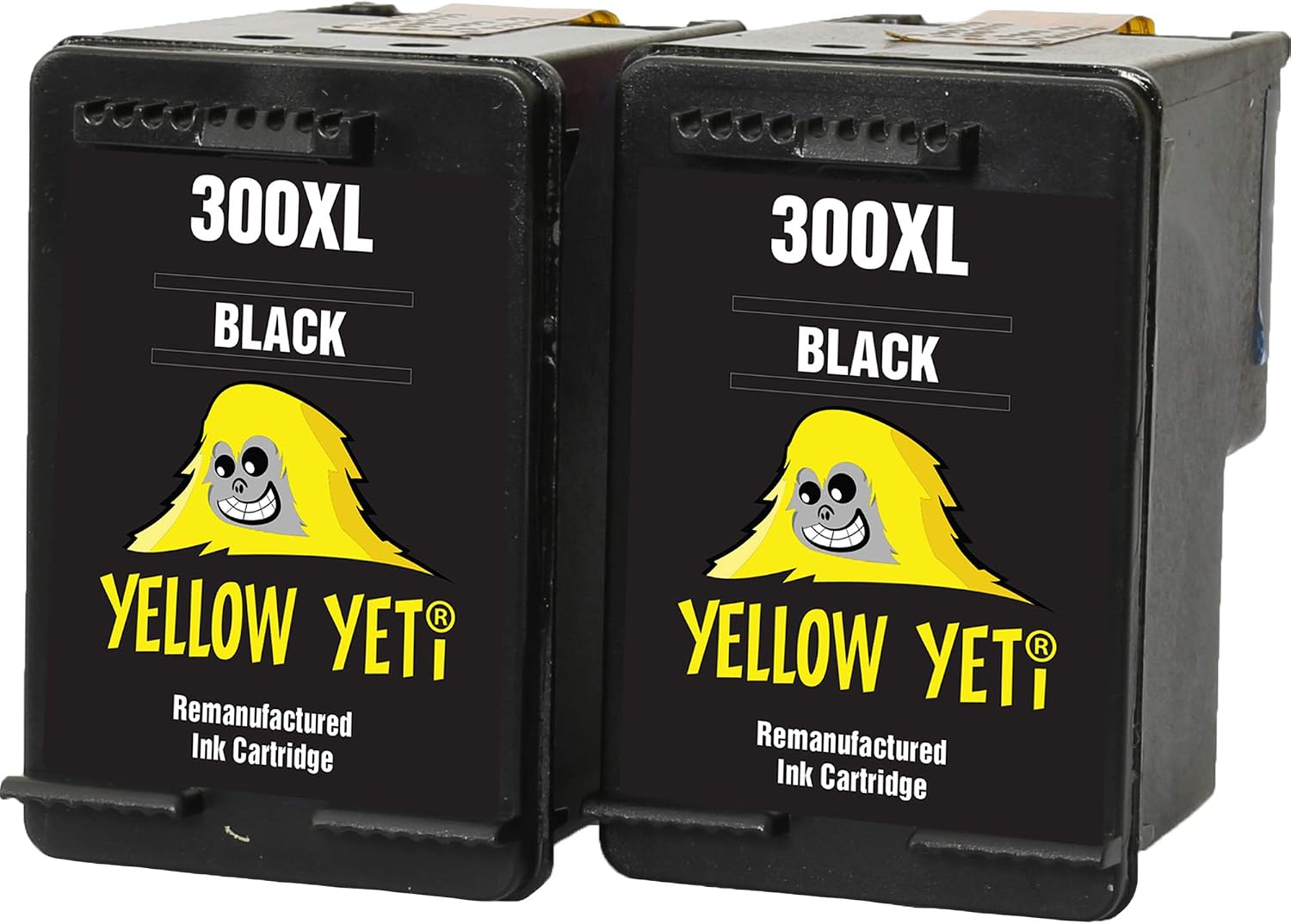 YELLOW YETI Remanufactured 300XL 300 XL Black Ink Cartridges for HP Deskjet D1660 D1663 D2530 D2545 D2560 D2660 D5560 F2420 F2480 F4210 F4240 F4272 F4280 F4580 F4583 Photosmart C4780 C4680
