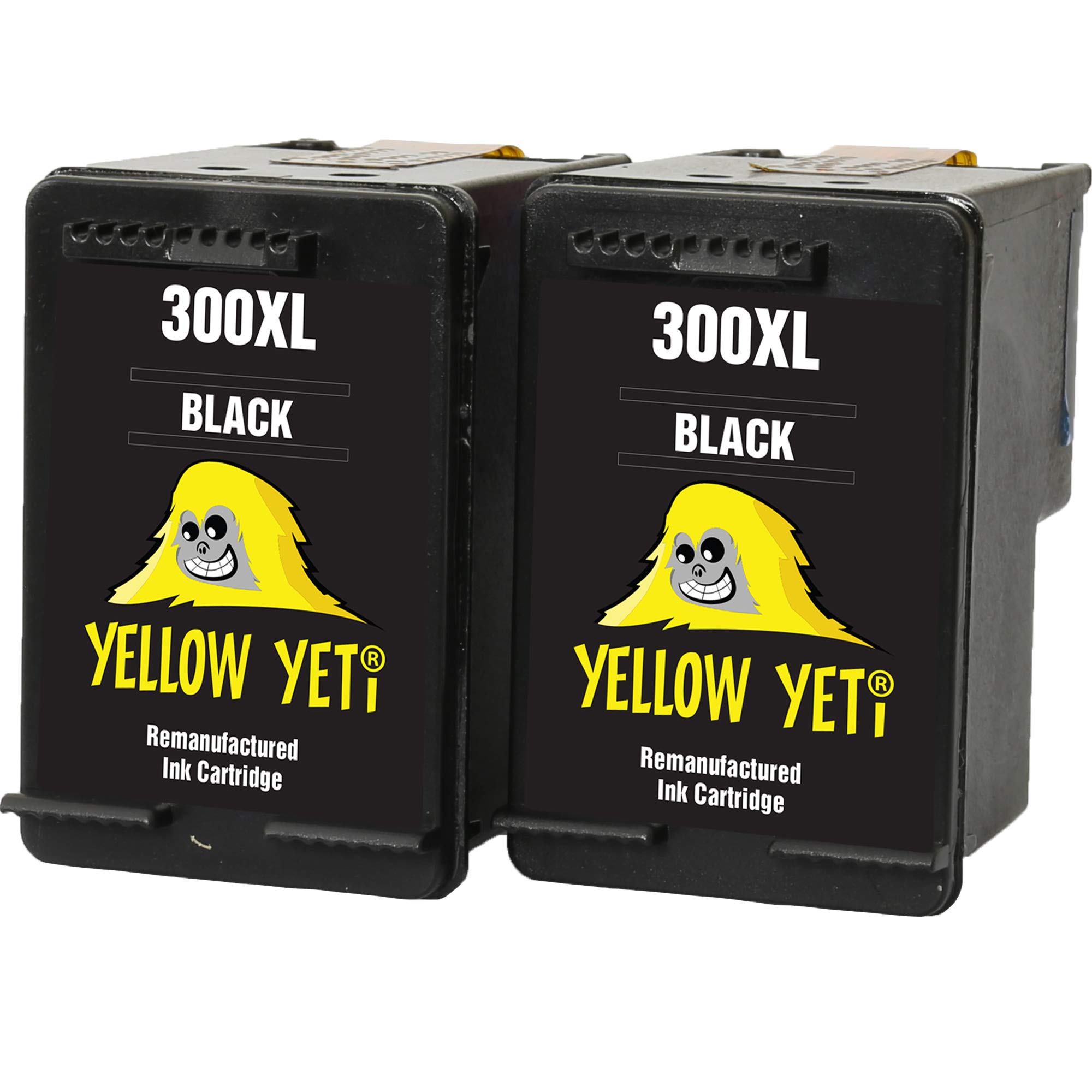 YELLOW YETI Remanufactured 300XL 300 XL Black Ink Cartridges for HP Deskjet D1660 D1663 D2530 D2545 D2560 D2660 D5560 F2420 F2480 F4210 F4240 F4272 F4280 F4580 F4583 Photosmart C4780 C4680