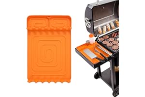 VALOHO Silicone Griddle Tools Mat for Blackstone,Silicone Griddle Side Shelf Mat for Blackstone Griddle Accessories and Grill Spatulas,BBQ Utensils Holder for Outdoor Grill Kitchen Countertop