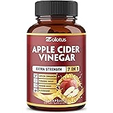 Zolotus 7 in 1 Apple Cider Vinegar Capsules, 3 Month Supply with Ceylon Cinnamon, Ginger Root, Turmeric, Elderberry for Supports Digestion, Immune, 90 Capsules