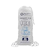 Party Bargains 5 lb Plastic Drawstring Ice Bags