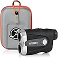 ACEGMET PF2C Golf Rangefinder with Slope, 0.3s Flag Pole Locking Vibration, ±1yd Accuracy, 870 Yards Rechargeable Laser Range Finder Golf with Magnetic, Golf Accessories for Men