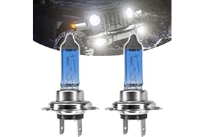 SamWinGear H7 Headlight Bulb H7 Halogen Head Light Bulbs, Ultra White Bright Halogen Headlight Bulb 12V 100W High Beam Low Beam Fog Light Bulbs, Universal Light Lamp for Most Cars, Trucks, SUVs (H7)