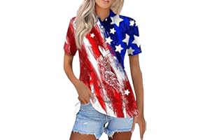 YUTANRAL Polo Shirts for Women 2024 Short Sleeve Summer Tops Button V Neck Business Casual Collared T Shirts Dressy Blouses