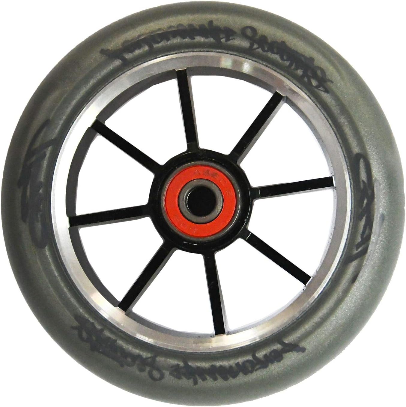 110mm Grit Alloy Core Replacement Stunt Scooter Wheel Set 100mm Pair