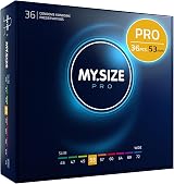 MY.SIZE PRO Condom Size 3 53 mm 36 Condoms - Perfect Fit