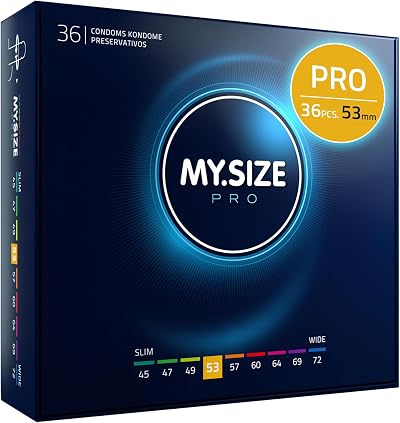 MY.SIZE PRO Condom Size 3 53 mm 36 Condoms - Perfect Fit