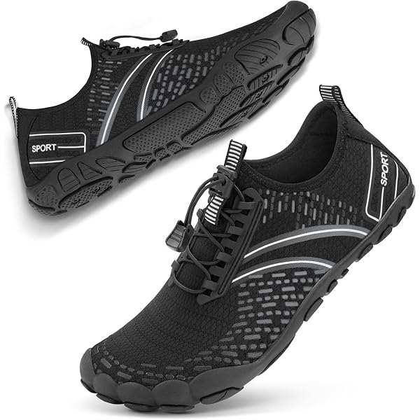 HIKE Footwear Black Water Shoes Aqua Socks Men‎ Women Size 43 Amazon.com | SIMARI Water Shoes for Women Men Aqua Socks  main image 3