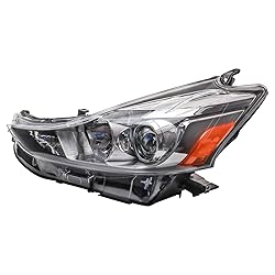 TRQ Driver & Passenger Side Headlight Assembly Set