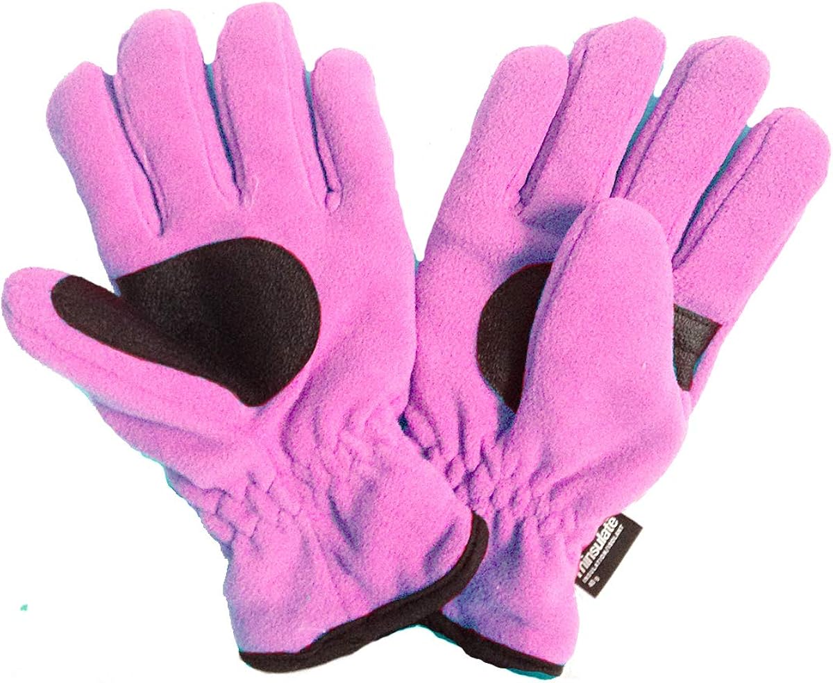 Thinsulate Women's Polar Fleece Winter Gloves Pink Small/Medium Amazon.co.uk Clothing