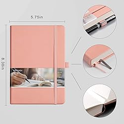 EMSHOI Dotted Notebook - 256 Pages A5 Bullet Dotted