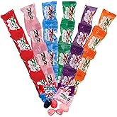 Zotz Fizzy Old Fashioned Hard Candy - Cherry, Apple, Watermelon, Orange, Blue Raspberry &amp; Grape - Individually Wrapped.Candies Filled With A Fizzy Center - Pack of 6, 4ct. Strings (One Each Flavor) By Lyza's Sweets &amp; Treats