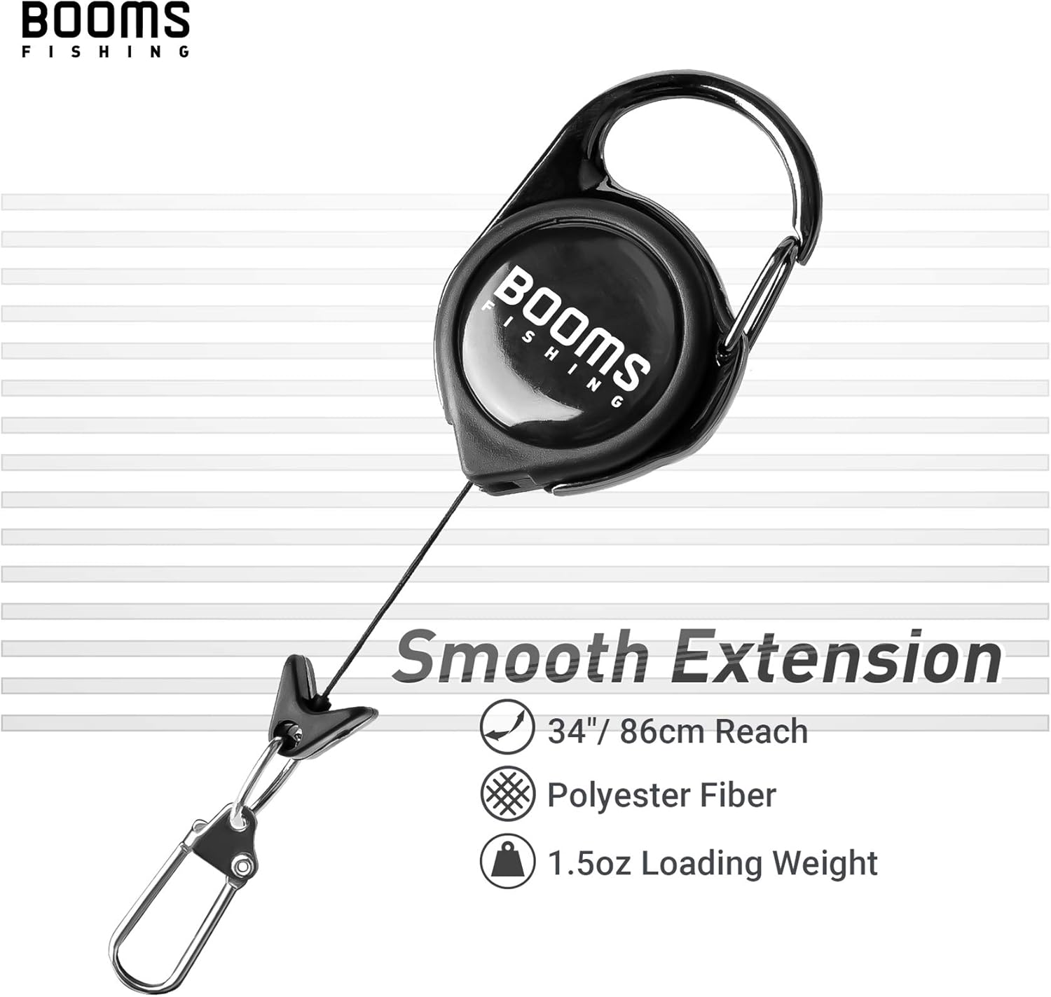 Booms Fishing FLS Fly Fishing Leader Straightener and Line Cleaner with Zinger : Sports & Outdoors