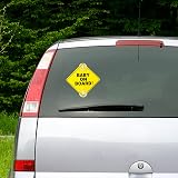 Cobee Baby on Board Car Signs 2 Pcs 5x5 with Double Suction Cups Style-A view 6