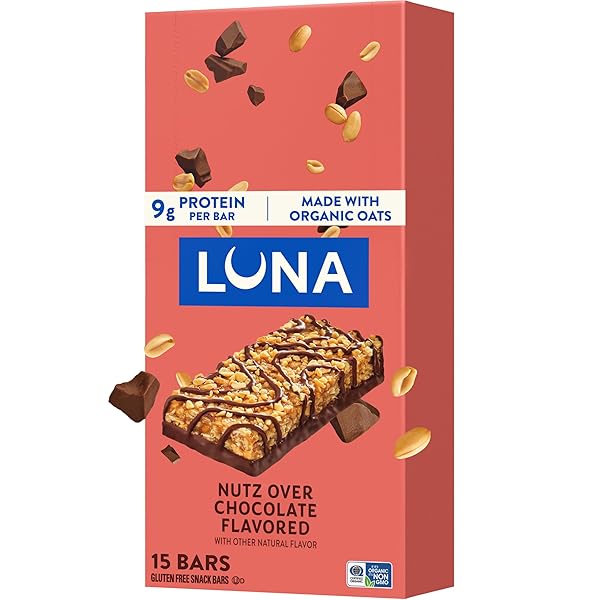 LUNA BAR – NUTZ OVER CHOCOLATE FLAVOR –...