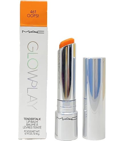 Amazon.com : MAC Glow Play Tendertalk Lip Balm, Oops!, 0.11 Ounces : Beauty  & Personal Care