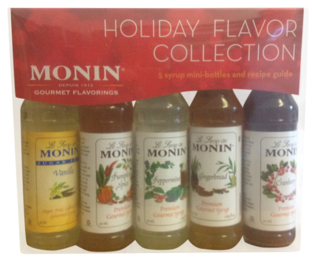 Monin Holiday Collection Beverage Flavoring Syrup