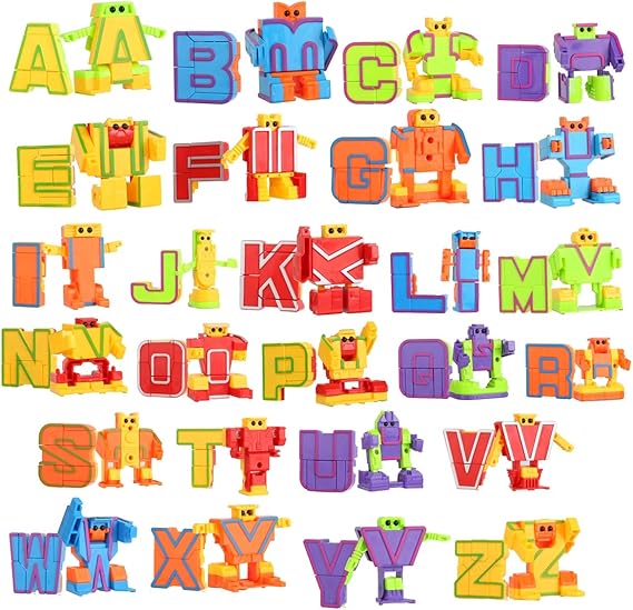 transforming alphabet robots