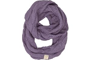 Funky Junque Kids Scarf Baby Toddler Matching Cable Knit Winter Infinity Circle Wrap