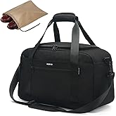 ECOHUB For Spirit Airlines Personal Item Bag 18x14x8 Travel Duffel Bags with Laptop Compartment & Shoe Bag Underseat Carry on Handbag with Wet Pocket, 30L (Black)