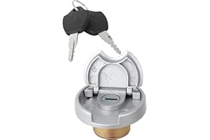 Minho Motorcycle Gas Caps with Switch Lock Made of Alumium Alloy Material,Fuel Tank Cap Fit for Chinese GY6 Scooter Mopeds Taotao ATM50,0pening Method: Filp-open Zhongneng wolf