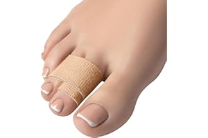 Homergy Hammer Toe Straightener Corrector Splint (Next Generation) - 4 Pcs Double Layer Broken Toe Wraps, Brace Orthopedic Separator, Cushioned Bandages, Heal Wrap Toe Straighteners for Crooked Toes