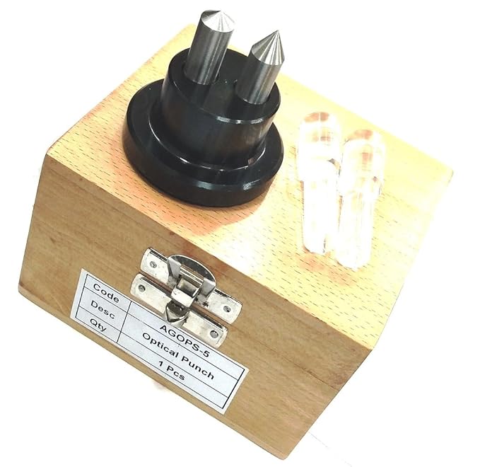 Quality Precision Optical Center Punch SetWooden Box Packaging Amazon.in Home Improvement