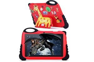 C idea Android 13 Kids Tablet, 7-inch Tablet for Toddler, 4GB RAM+32GB ROM, 1024x600 HD Screen, Parental Controls, Pre-Instal