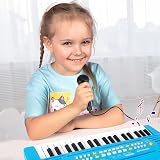 Shayson Kids Piano Keyboard 37 Key with Microphone Blue 3 4 5 6-Year-Old view 7