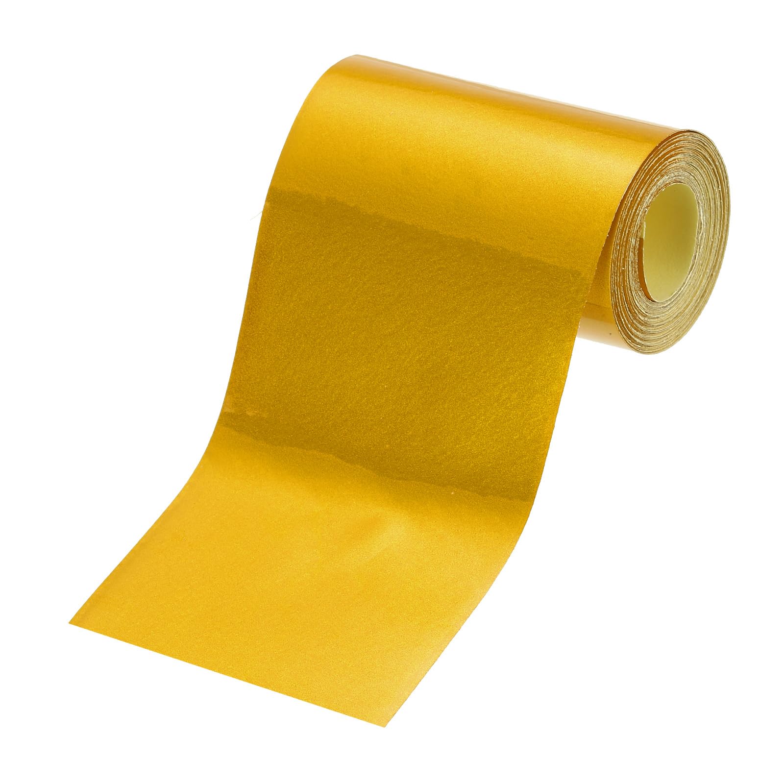 PATIKIL 2 Inch x 10 FT Reflective Tape, High Visibility Waterproof Conspicuity Outdoor Safety Warning Tape for Trailer Truck Car Bike, Yellow