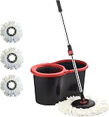 Requisite Needs Smart Spin Mop and Bucket Set Black 13 L 3 Mops view 8