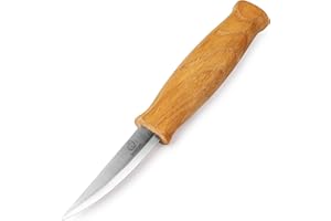 BeaverCraft Wood Carving Knife C4 3.14" Whittling Sloyd Knife for Roughing - Spoon Carving Tools for Beginner to Pro Carver - Whittling Knives for Woodworking