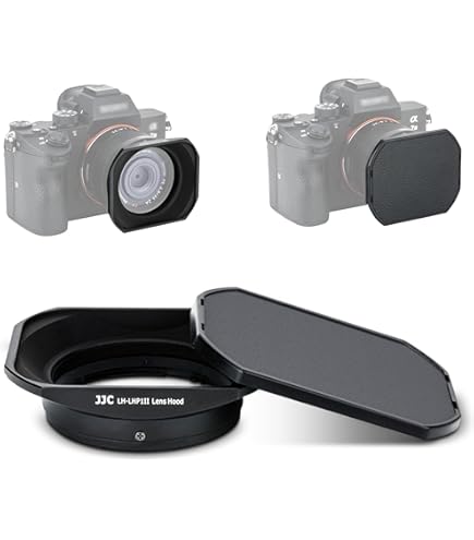 JJC Metal Lens Hood for Sony DSC-RX1/RX1R/RX1R II, Replaces Sony