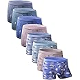 youlehe Men's Underwear Soft Bamboo Viscose Boxer Briefs Stretch Trunks Pack