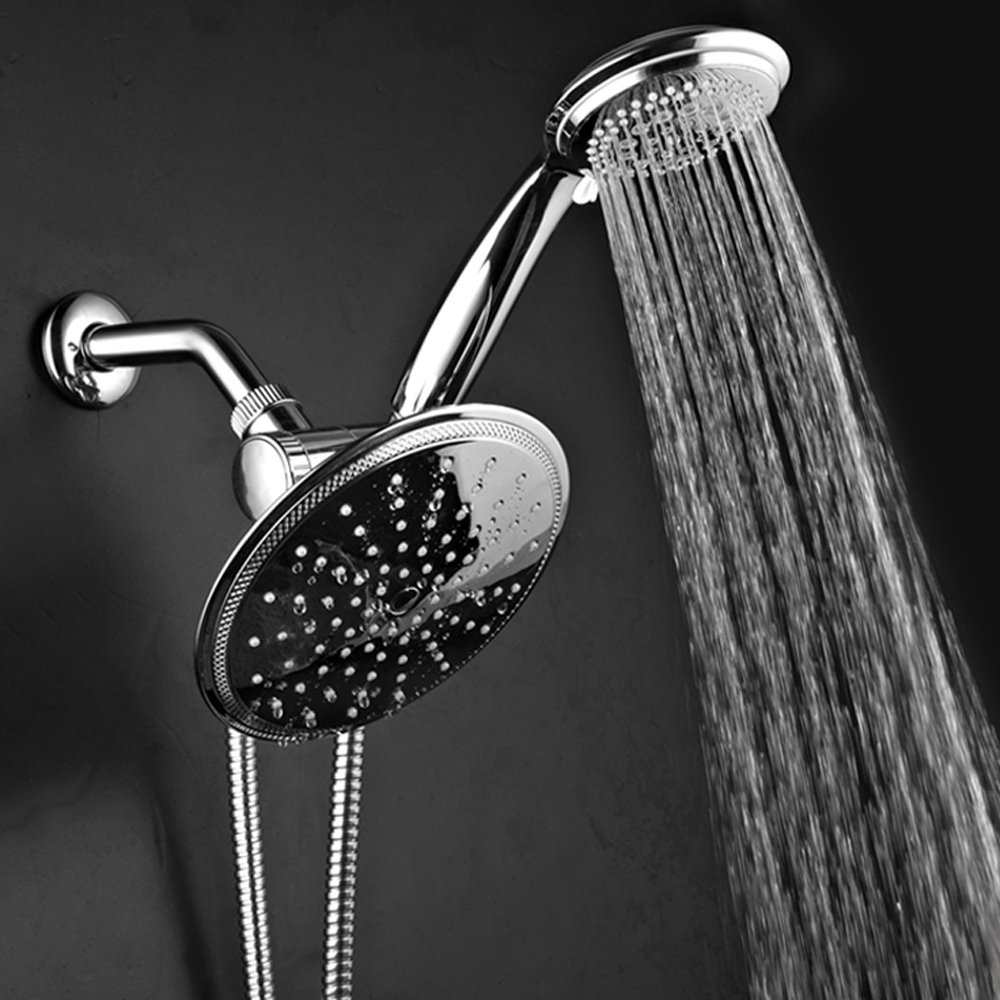DreamSpa 3way 8Setting Rainfall Shower Head and Handheld Shower Combo